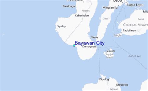 Detailed Google Hybrid Map of Bayawan .